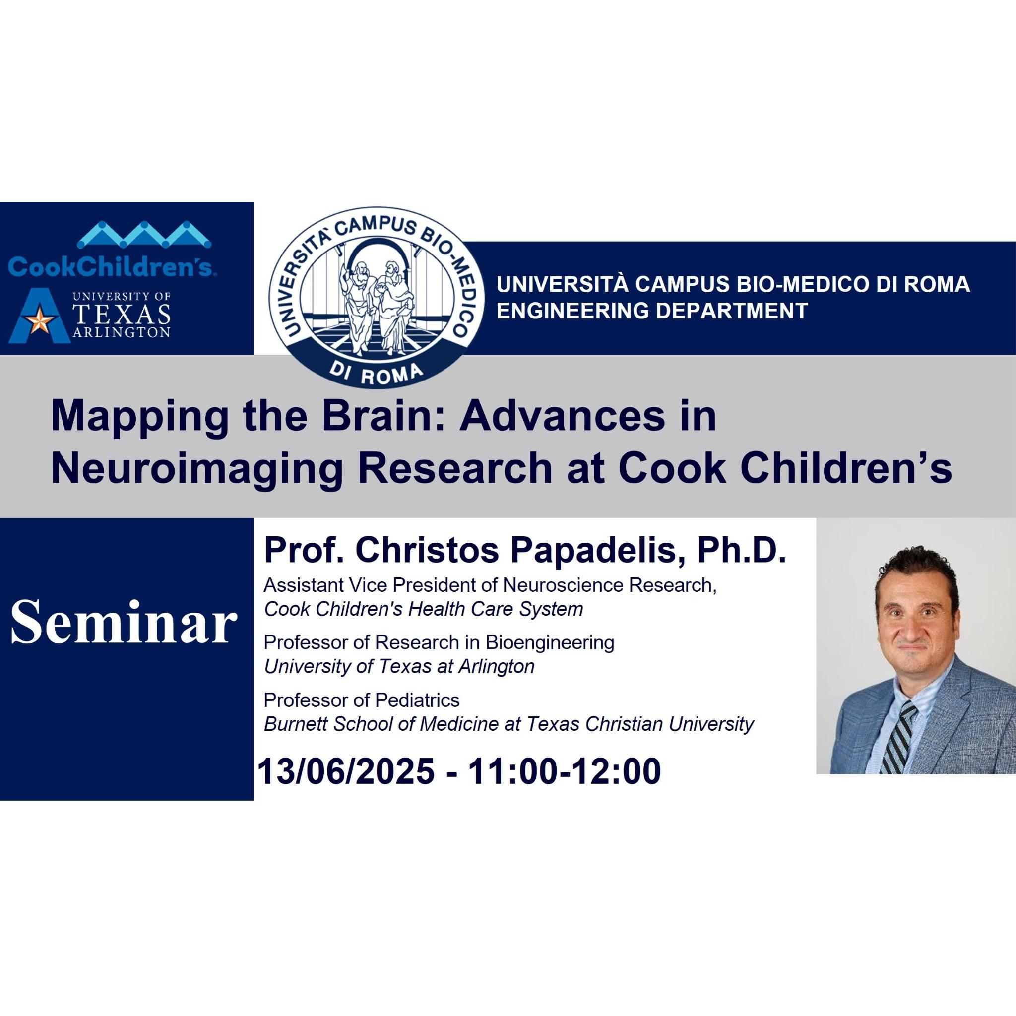 Seminar – Mapping the Brain: Advances in Neuroimaging Research at Cook Children’s